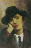 Ritratto di Amadeo Modigliani attibuito a Jeanne Hébuterne