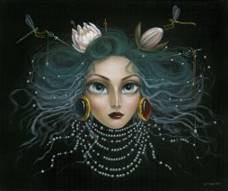 Leila-Ataya_Water-Princess_acrylic-on-board1
