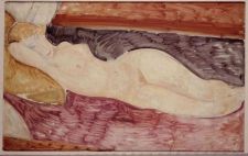 Amedeo Modigliani, «Nudo sdraiato», 1918-1919