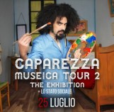 Caparezza Museica tour 2 + Lo Stato Sociale il 25 luglio 2015 al Rock in Roma 2015 all'Ippodromo della Capannelle