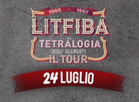 Litfiba: Tetralogia degli Elementi live il 24 luglio 2015 al Rock in Roma all'Ippodromo delle Capannelle