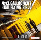 Noel Gallagher's High Flying Birds al Rock in Roma il 9 luglio 2015 all'Ippodromo delle Capannelle