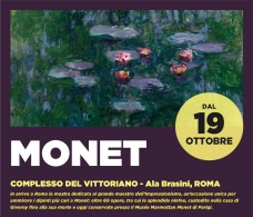 Monet in mostra a Roma al Complesso del Vittoriano dal 19 ottobre 2017