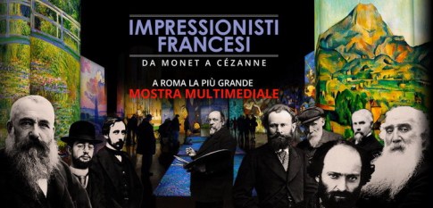 Impressionisti Francesi da Monet a Cézanne in una mostra immersiva a Roma al Palazzo degli Esami dal 5 ottobre 2018