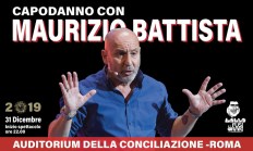 Maurizio Battista... Buon anno a tutti: serata speciale di Capodanno il 31 dicembre 2018 a Roma all'Auditorium della Conciliazione