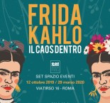 Frida Kahlo: il caos dentro in mostra a Roma dal 12 ottobre 2019 al 29 marzo 2020 al SET in via Tirso, un mix tra esposizione multimediale, opere originali e fotografica, dedicata alla grande artista messicana e al marito, Diego Rivera